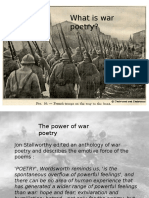 What is War Poetry - Intro Presentation