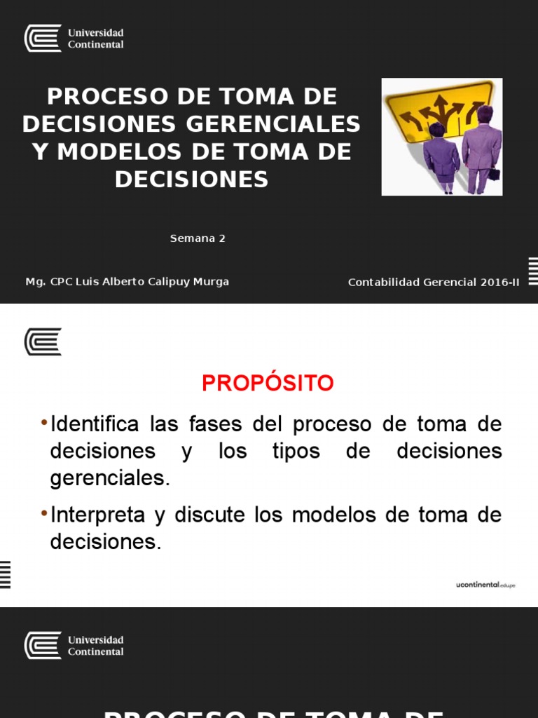 Modelos y Proceso de Decisiones Gerenciales | PDF | Crecimiento ...