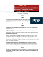 Pravilnik o Nacinu I Postupku Upravljanja Istrosenim Baterijama I Akomulatorima Sl. Glasnik RS, Br. 86-10