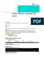 SNAP Mirror Reverse Re-Sync