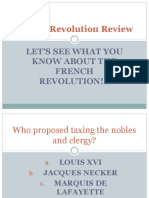 french revolution review ppt