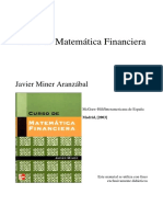 Miner Aranzábal - Curso de Matemática Financiera (Capítulo 7)