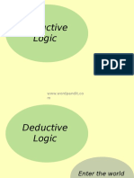 Deductive Logic: WWW - Wordpandit.co M