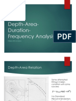 Depth-Area-Duration - Frequency Analysis: Precipitation