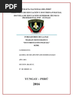 TRABAJO MONOGRÁFICO “DOCUMENTACIÓN POLICIAL”