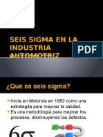 Seis Sigma en La Industria Automotriz