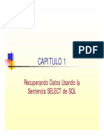 Capitulo 01 Recuperando Datos Usando La Sentencia SELECT de SQL 30