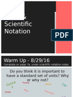 Units Scientific Notation