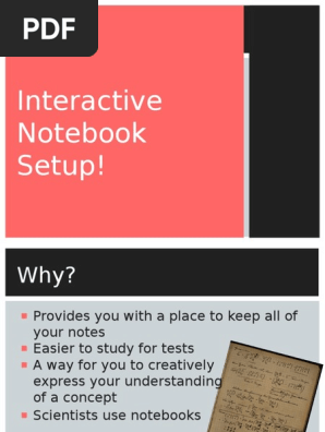 interactive notebook