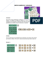 Pasatiempos Numéricos Y Jerarquía: Actividad