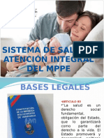 Presentacion Sistema de Salud y Atencion Integral Mppe2016