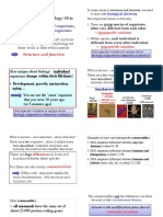 The Primary Focus of Biology 5B Is:: Structure and Function