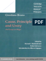 Giordano Bruno - Cause, Principle and Unity, And Essays on Magic