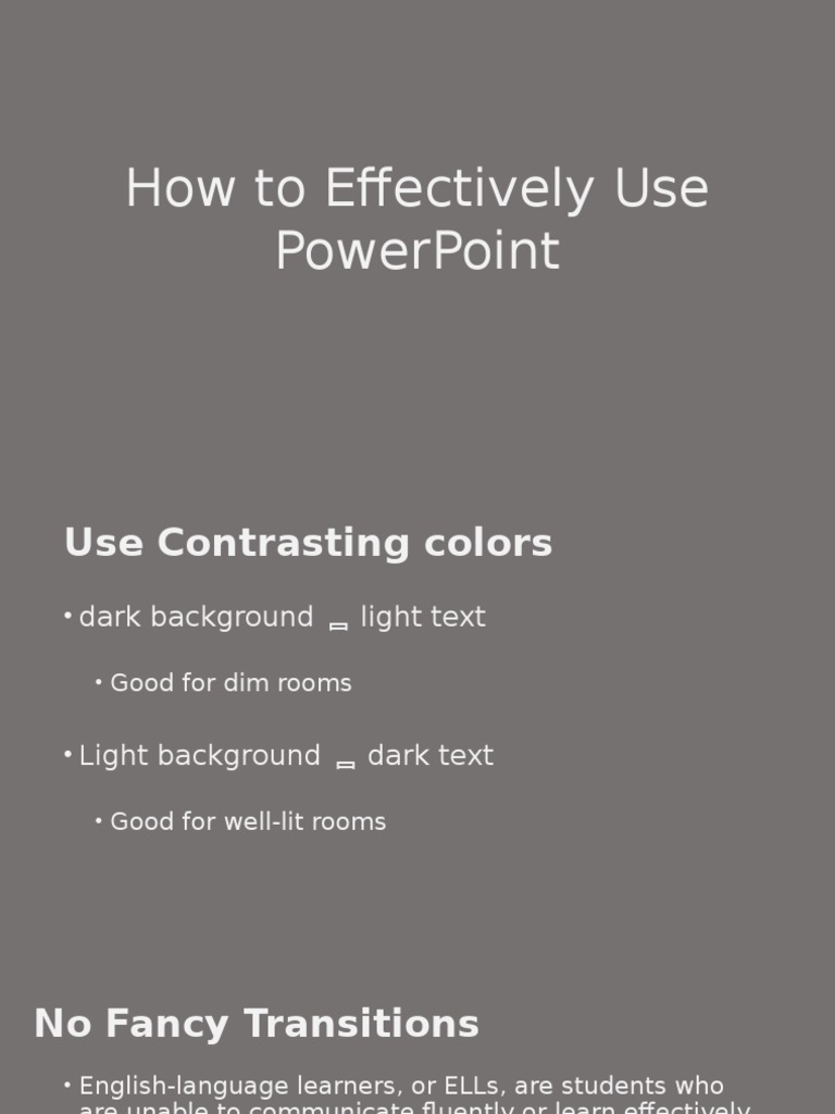 PowerPoint Tips for Effective Presentations | PDF