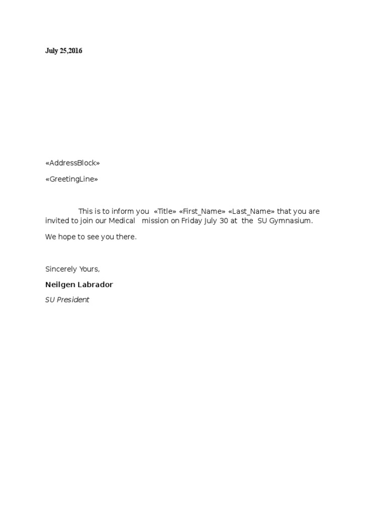 Mail merge pdf