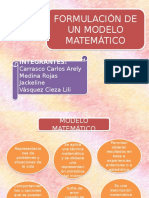 Formulacion de Modelos Matematicos