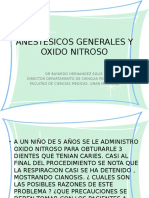 Anestesicos Generales y Oxido Nitroso