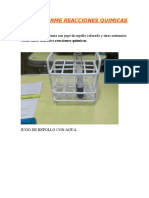 Informe Reacciones Quimicas