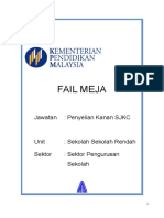 Format Baru Fail Meja KPM 2014