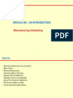 Manufacturing Scheduling