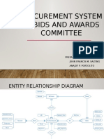 Procurement System Bids and Awards Committee: Prepared By: John Francis M. Salting Anajoy P. Portolito