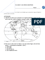 Prueba El Clima y Las Zonas Climaticas