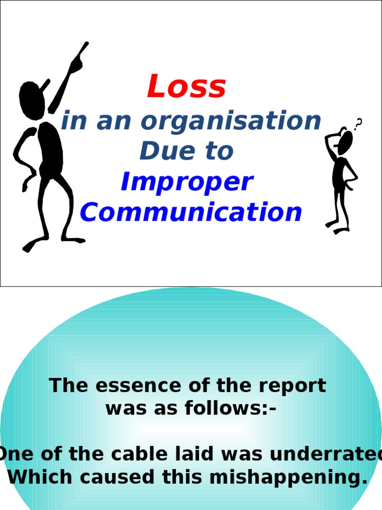 Communication Failures Cost Rs. 76.8L | PDF