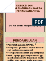 Deteksi Dini Penyalahgunaan Napza Dan Terapi