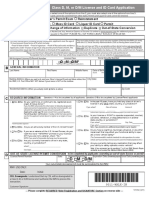 Class D, M, or D/M License Application