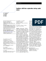 Capillary Refill Time Exploration During Septic Shock