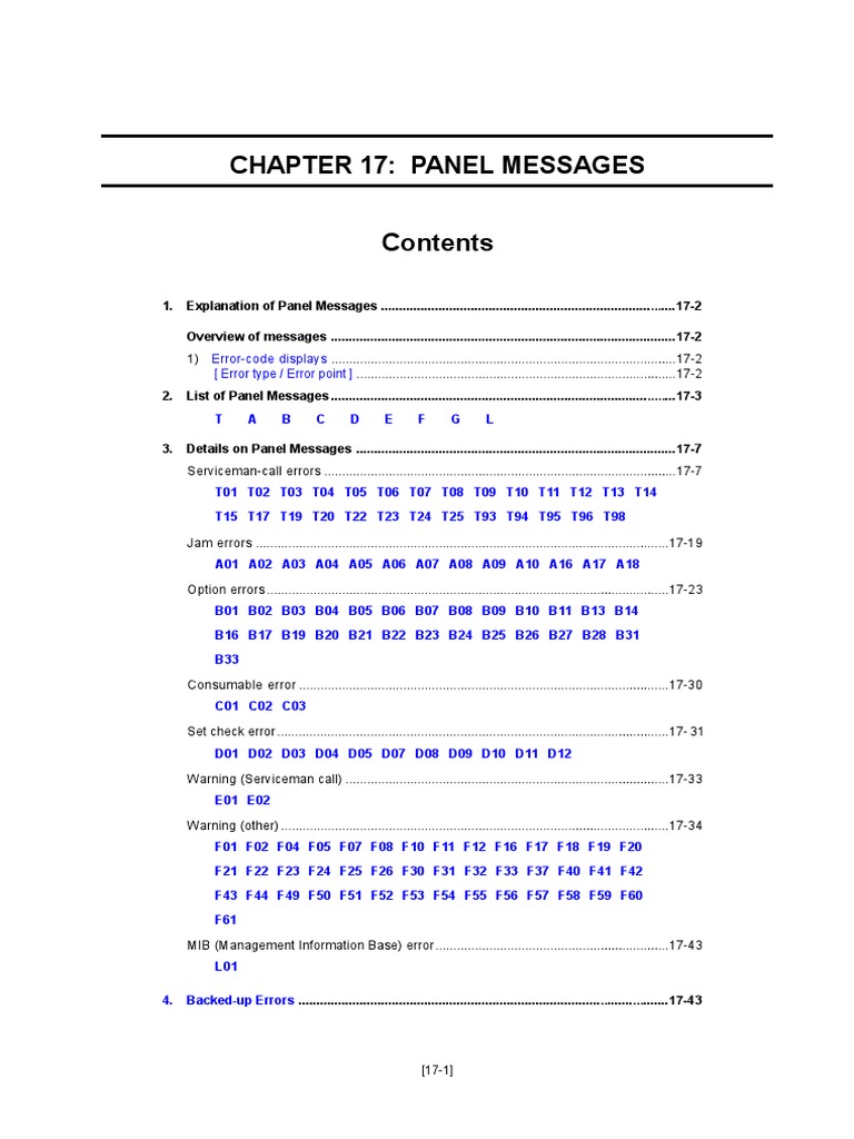 Riso Error Codes and Messages Guide | PDF | Image Scanner | Printer ...