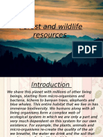 Forest and Wildlife Resources 
