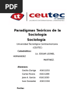 Paradigmas Teóricos de La Sociología (2)