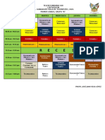 Telesecundaria Horario