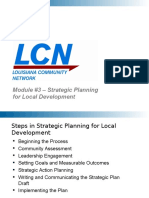 LCN Module 3 Local Strategic Planning