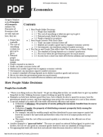 Mankiw's Ten Principles of Economics | PDF | Economics | Trade Off