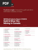 21222CA Gold & Silver Ore Mining in Canada Industry Report