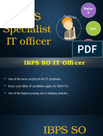 IBPS CWE Specialist IT Officer - Salary, Job, Work