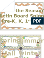 Season of the Year Spinner
