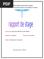 Mon Rapport De Stage 2 Eme Annee Pdf Medecine De Soins Intensifs Medecine Clinique