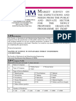 Questionnaire Master Sustainable Energy