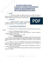 Procedura Tehnica de Reparatie Fisuri Si Desprinderi Ale Straturilor de Beton Delaminate