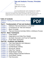 Software Testing and Analysis