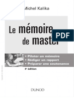 1 - Le Mémoire de Master PDF