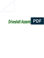 Alignment - Vehicle Driveshaft