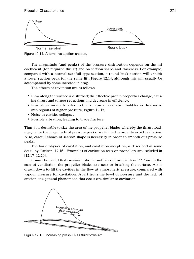 Propeller Cavitation and Design Factors | PDF | Science & Mathematics