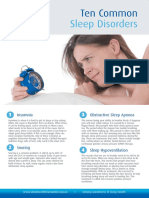 Common Sleep Disorders PDF