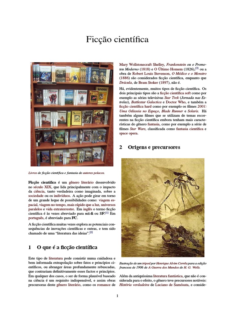 Ficção Científica | PDF | Ficção científica