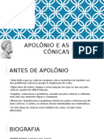 A Construção Da Parábola Por Apolônio