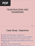 Team Building and Teamwork